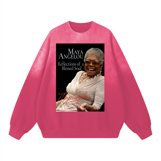 Sunfade Drop-Shoulder Cotton Sweatshirt