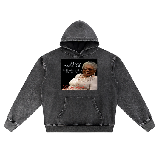 Snow Wash Oversized Hoodie